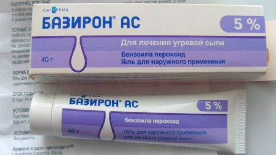 Базирон для лечения угревой сыпи и акне