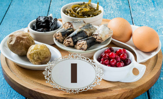 Продукты с большим содержанием йода