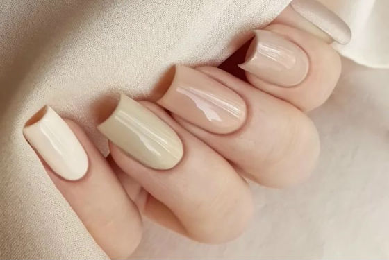 Классический на длинные ногти