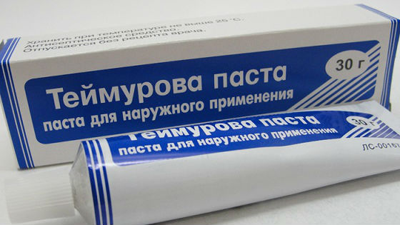 Теймурова паста для устранения неприятного запаха стоп
