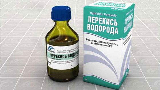 Флакон перекиси водорода