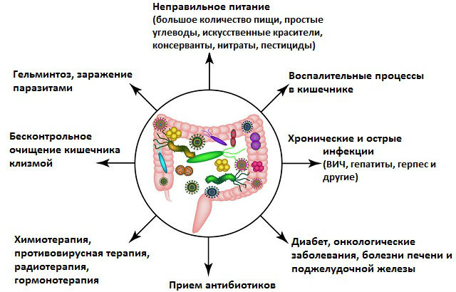 Причины кишечных расстройств